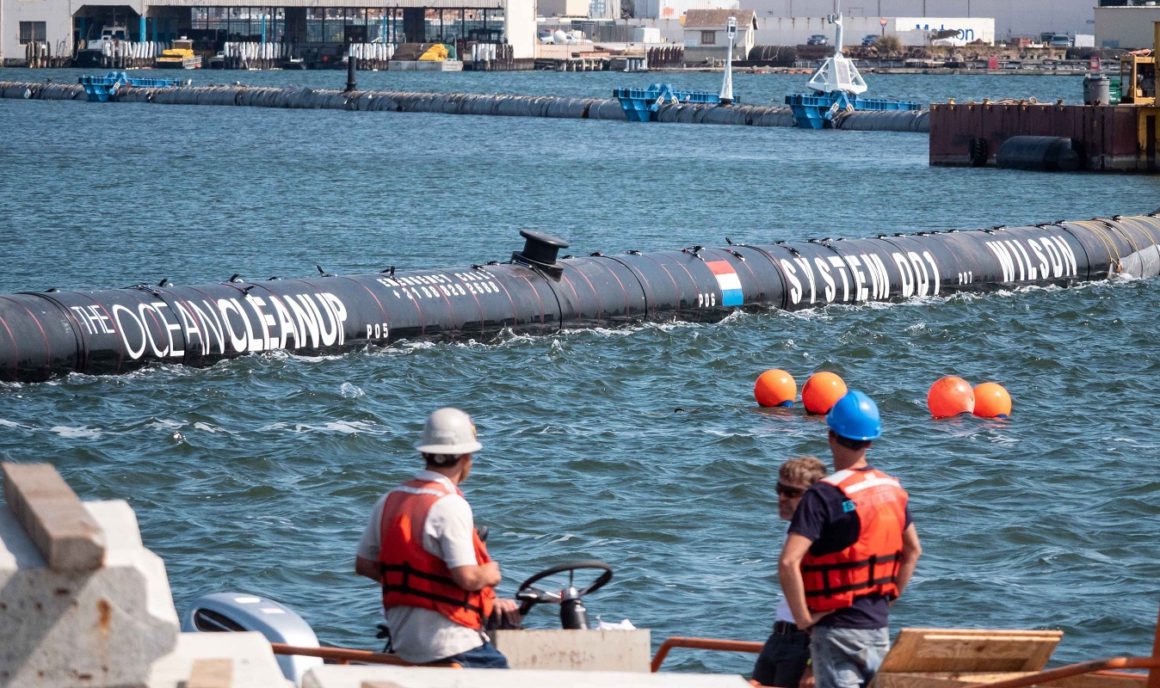 Barrera gigante para recoger plástico en el océano Pacífico 🥤🚫🌊 Barrera gigante para recoger plástico en el océano Pacífico 🥤🚫🌊
